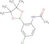 2-Acetamido-5-chlorophenylboronic acid, pinacol ester