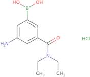 3-Amino-5-diethylcarbamoylphenylboronic acid, HCl