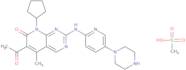 6-Acetyl-8-cyclopentyl-5-methyl-2-[[5-(1-piperazinyl)-2-pyridiny(mesylate salt)