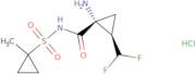 (1R,2R)-1-Amino-2-(difluoromethyl)-N-(1-methylcyclopropylsulfonyl)cyclopropanecarboxamide hydrochloride
