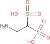 Ammonium 2-aminoethane-1,1-disulfonic acid hydrate