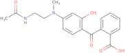 4-[N-[2-(Acetamido)ethyl]-N-methylamino]-2'-carboxy-2-hydroxybenzophenone