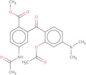 4'-Acetamido-2-acetoxy-4-dimethylamino-2'-methoxycarbonylbenzophenone