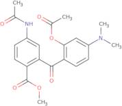 5'-Acetamido-2-acetoxy-4-dimethylamino-2'-methoxycarbonylbenzophenone