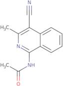 1-Acetamido-4-cyano-3-methylisoquinoline