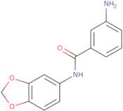 (3-Aminophenyl)-N-benzo[3,4-d]1,3-dioxolan-5-ylformamide