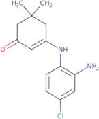 3-((2-Amino-4-chlorophenyl)amino)-5,5-dimethylcyclohex-2-en-1-one