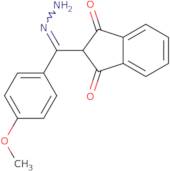 2-(2-aza-1-(4-methoxyphenyl)-2-(amino)vinyl)indane-1,3-dione