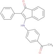 3-((4-Acetylphenyl)amino)-2-phenylinden-1-one