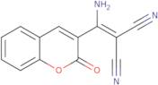 2-[Amino(2-oxo-2H-1-benzopyran-3-yl)methylene]propanedinitrile