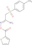 2-Amino-1-aza-3-((4-methylphenyl)sulfonyl)prop-1-enyl thiophene-2-carboxylate