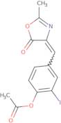 4-(4-Acetoxy-3-iodobenzal)-2-methyl-5-oxazolone