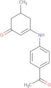 3-((4-Acetylphenyl)amino)-5-methylcyclohex-2-en-1-one