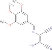 2-Amino-1-(1-aza-2-(3,4,5-trimethoxyphenyl)vinyl)ethene-1,2-dicarbonitrile