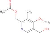 2-Acetoxymethyl-5-hydroxymethyl-4-methoxy-3-methylpyridine