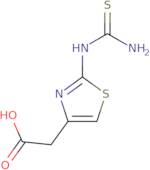 2-(4-((aminothioxomethyl)amino)-3,5-thiazolyl)acetic acid