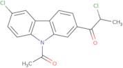 9-Acetyl-6-chloro-2-(2-chloro-1-oxopropyl)-9H-carbazole