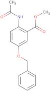 2-(Acetylamino)-5-(phenylmethoxy)-benzoic acid methyl ester