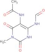 5-Acetylamino-6-formylamino-3-methyluracil