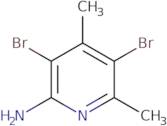 2-Amino-3,5-dibromo-4,6-dimethylpyridine