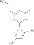 2-(5-Amino-3-methyl-1H-pyrazol-1-yl)-6-propylpyrimidin-4(3H)-one