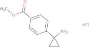 4-(1-Aminocyclopropyl)benzoic acid methyl ester hydrochloride