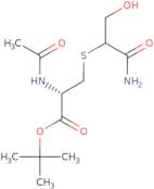 N-Acetyl-S-[2-amino-1-(hydroxymethyl)-2-oxoethyl]-L-cysteine-1,1-dimethylethyl ester