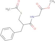 N-[2-[(Acetylthio)methyl]-1-oxo-3-phenylpropyl]glycine methyl ester