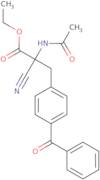 N-Acetyl-a-cyano-p-benzoyl-D,L-phenylalanine ethyl ester