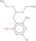 6-Amino-5(2,2-diethoxyethyl)-4-hydroxy-2-mercaptopyrimidine