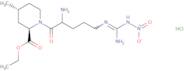 1-[2-Amino-5-[[imino(nitroamino)methyl]amino]-1-oxopentyl]-4-methyl-2-piperidinecarboxylic acid ethyl ester hydrochloride