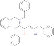 5S-2-Amino-5-dibenzylamino-4-oxo-1,6-diphenylhex-2-ene