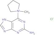 1-(2-Amino-7H-purin-6-yl)-1-methyl-pyrrolidinium chloride