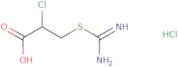 3-[(Aminoiminomethyl)thio]-2-chloro-propanoic acid hydrochloride