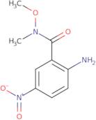 2-Amino-N-methoxy-N-methyl-5-nitrobenzamide