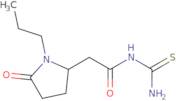 N-(Aminothioxomethyl)-5-oxo-1-propyl-2-pyrrolidineacetamide