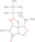 (3R,4S,5S,6S)-1-Aza-5-(t-butyldimethylsilyloxymethyl)-4-hydroxy-6-isopropyl-3-methyl-7-oxabicyclo[3.3.0]-octan-2-one