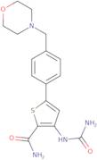 3-[(Aminocarbonyl)amino]-5-[4-(morpholin-4-ylmethyl)phenyl]thiophene-2-carboxamide