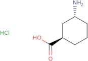 (1R,3R)-3-Aminocyclohexanecarboxylic acid hydrochloride