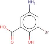 5-Amino-3-bromo-2-hydroxybenzoic acid