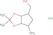 (3aR,4R,6R,6aS)-6-Aminotetrahydro-2,2-dimethyl-4H-cyclopenta-1,3-dioxole-4-methanol hydrochloride