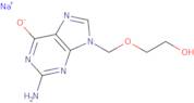 2-Amino-1,9-dihydro-9-((2-hydroxyethoxy)methyl)-6H-purin-6-one monosodium salt
