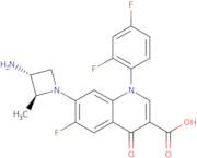 7-[(2S,3R)-3-Amino-2-methyl-azetidin-1-yl]-1-(2,4-difluorophenyl)-6-fluoro-4-oxo-quinoline-3-carbo…