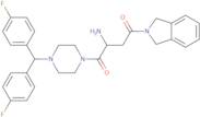 (S)-2-Amino-4-(4-bis(4-fluorophenyl)methyl)piperazin-1-yl)-1-(isoindolin-2-yl)butane-1,4-dione
