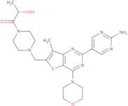 (S)-1-(4-((2-(2-Aminopyrimidin-5-yl)-7-methyl-4-morpholinothieno[3,2-d]pyrimidin-6-yl)methyl)piperazin-1-yl)-2-hydroxypropan-1-one