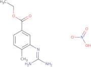 3-[(Aminoiminomethyl)amino]-4-methyl-benzoic acid ethyl ester mononitrate