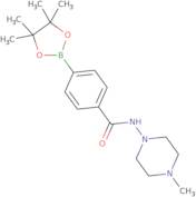 [4-(1'-AMino-4'-Methylpiperazine-1-carbonyl)phenyl]boronic acid pinacol ester
