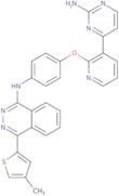 N-(4-(3-(2-Aminopyrimidin-4-yl)pyridin-2-yloxy)phenyl)-4-(4-methylthiophen-2-yl)phthalazin-1-amine