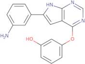 3-(6-(3-aminophenyl)-7H-pyrrolo[2,3-d]pyrimidin-4-yloxy)phenol