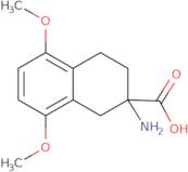 2-Amino-1,2,3,4-tetrahydro-5,8-dimethoxy-2-naphthalenecarboxylic acid